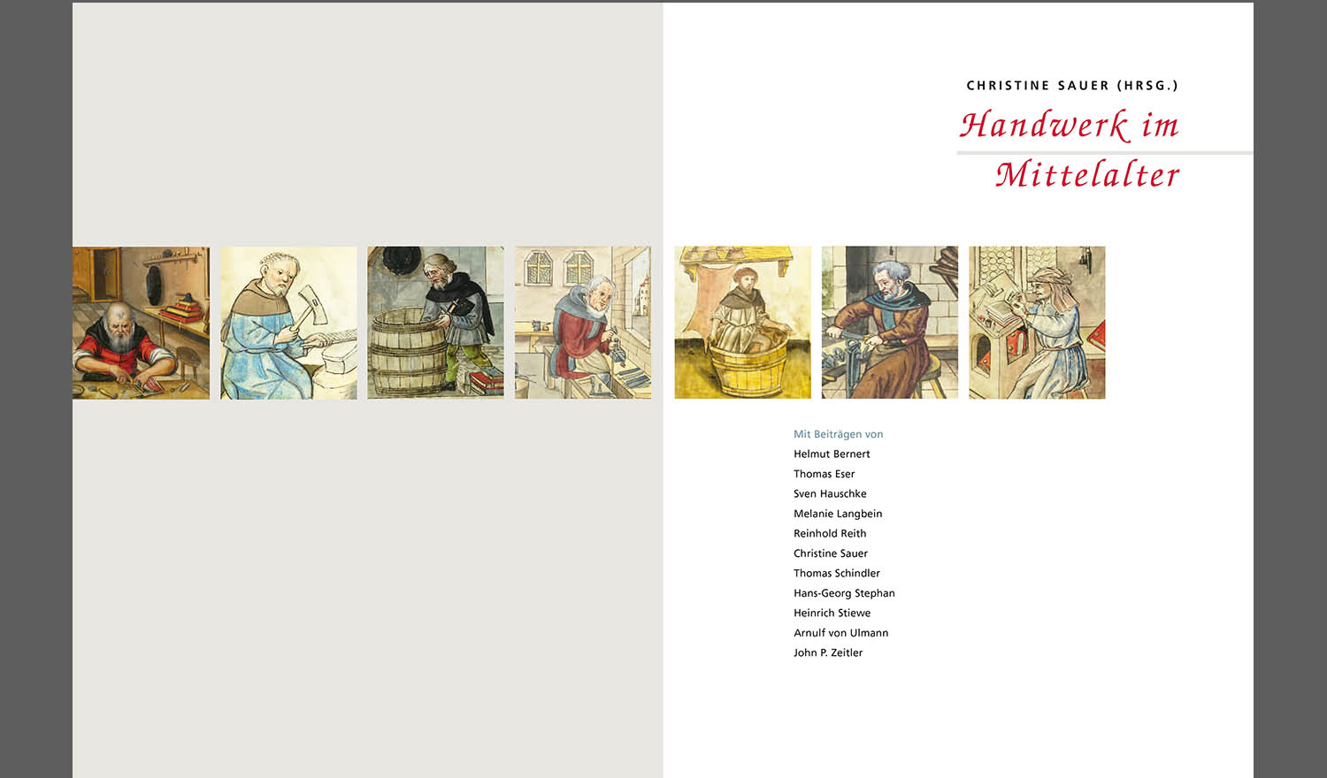 Handwerk im Mittelalter | Christine Sauer (Hrsg.) | Primus Verlag